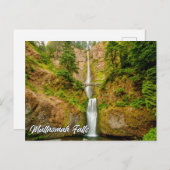 Multnomah-Herfsten, Columbia River Gorge, Oregon Briefkaart (Voorkant / Achterkant)