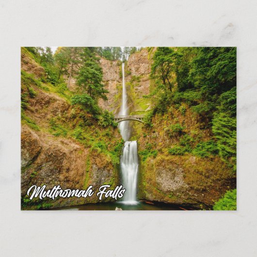 Multnomah-Herfsten, Columbia River Gorge, Oregon Briefkaart (Voorkant)