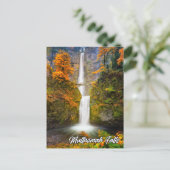 Multnomah-Herfsten, Columbia River Gorge, Oregon Briefkaart (Staand voorkant)