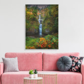 Multnomah Herfsten | Columbia River Gorge, Oregon Canvas Afdruk (Insitu (Woonkamer))