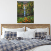 Multnomah Herfsten | Columbia River Gorge, Oregon Canvas Afdruk (Insitu (Slaapkamer))