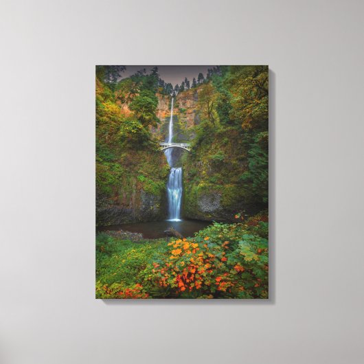 Multnomah Herfsten | Columbia River Gorge, Oregon Canvas Afdruk (Voorkant)