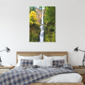 Multnomah-Herfsten, Columbia River Gorge, Oregon Canvas Afdruk (Insitu (Slaapkamer))