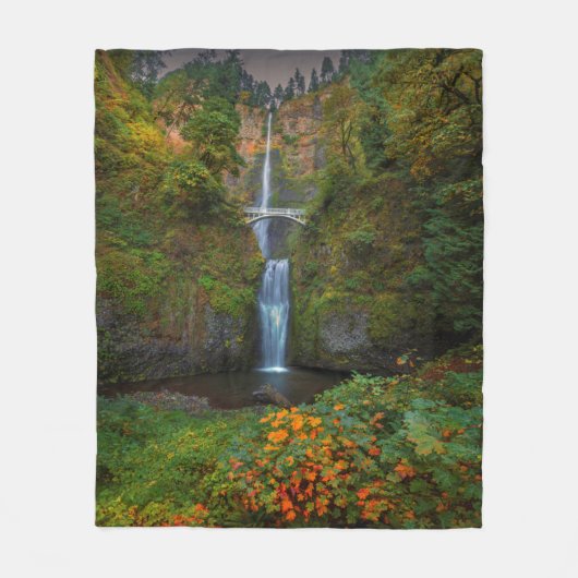 Multnomah Herfsten | Columbia River Gorge, Oregon Fleece Deken (Voorkant)