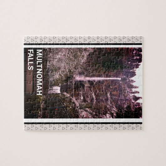 Multnomah Herfsten Columbia River Gorge Oregon Fot Legpuzzel (Horizontaal)