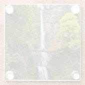 Multnomah-Herfsten, Columbia River Gorge, Oregon Glazen Onderzetter (Achterkant)