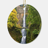 Multnomah-Herfsten, Columbia River Gorge, Oregon Keramisch Ornament (Links)