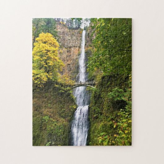 Multnomah-Herfsten, Columbia River Gorge, Oregon Legpuzzel (Verticaal)