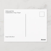 Multnomah-Herfsten, Columbia River Gorge, Oregon P Briefkaart (Achterkant)