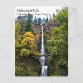 Multnomah-Herfsten, Columbia River Gorge, Oregon P Briefkaart (Voorkant)