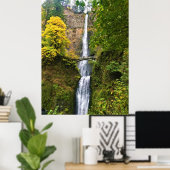 Multnomah-Herfsten, Columbia River Gorge, Oregon Poster (Thuiskantoor)