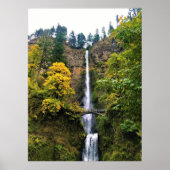 Multnomah-Herfsten, Columbia River Gorge, Oregon Poster (Voorkant)