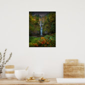 Multnomah Herfsten | Columbia River Gorge, Oregon Poster (Keuken)
