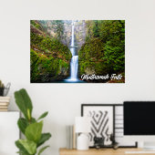 Multnomah-Herfsten, Columbia River Gorge, Oregon Poster (Thuiskantoor)