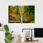 Multnomah-Herfsten, Columbia River Gorge, Oregon Poster (Thuiskantoor)
