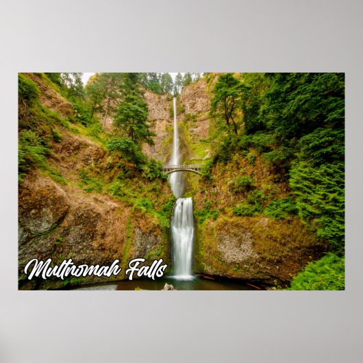 Multnomah-Herfsten, Columbia River Gorge, Oregon Poster (Voorkant)