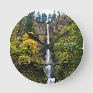 Multnomah-Herfsten, Columbia River Gorge, Oregon Ronde Klok