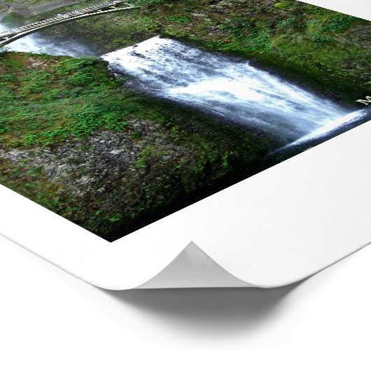 Multnomah Herfsten Columbia River, OR Poster (Hoek)