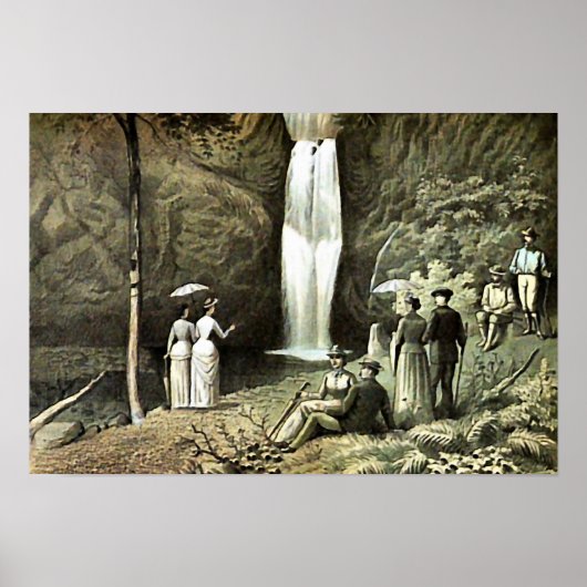 Multnomah Herfsten Corbett Oregon Edwardian Wall A Poster (Voorkant)