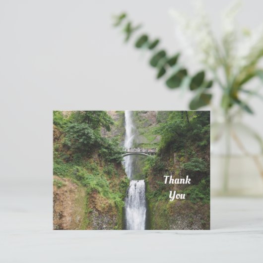 Multnomah Herfsten Dank u Briefkaart (Staand voorkant)