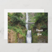 Multnomah Herfsten Dank u Briefkaart (Voorkant / Achterkant)