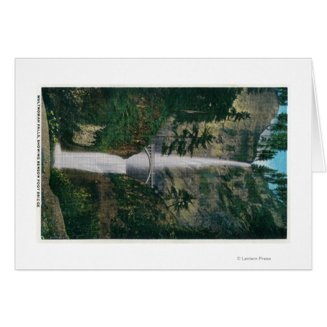 Multnomah-Herfsten en Benson Foot Bridge 2 (Voorkant Horizontaal)