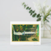 Multnomah-Herfsten en Benson Foot Bridge Briefkaart (Staand voorkant)
