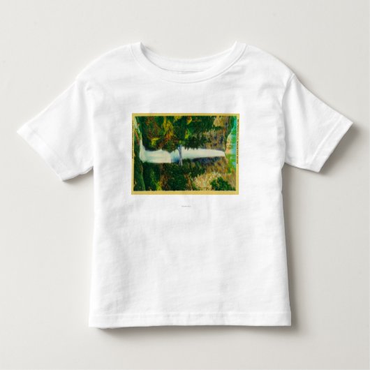Multnomah-Herfsten en Benson Foot Bridge Kinder Shirts (Voorkant)