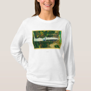 Multnomah-Herfsten en Benson Foot Bridge T-shirt