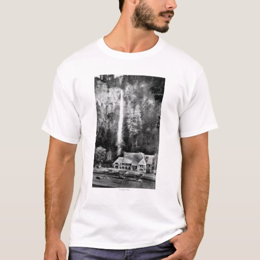 Multnomah-Herfsten en Lodge-foto T-shirt (Voorkant)