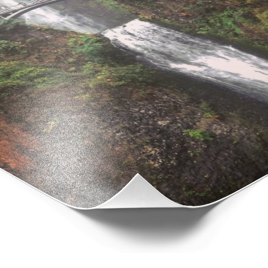 Multnomah Herfsten Foto Afdruk (Hoek)