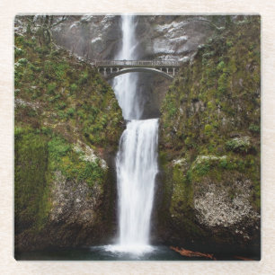 Multnomah-Herfsten in de Columbia Gorge Glazen Onderzetter