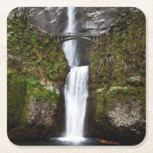 Multnomah-Herfsten in de Columbia Gorge Kartonnen Onderzetters