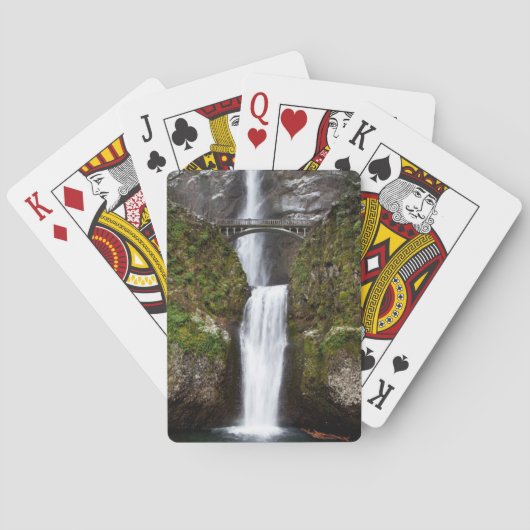 Multnomah-Herfsten in de Columbia Gorge Speelkaarten (Achterkant)