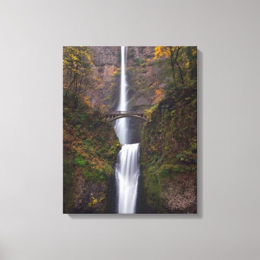 Multnomah-Herfsten in de late herfst Canvas Afdruk (Voorkant)