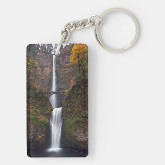 Multnomah-Herfsten in de late herfst Sleutelhanger (achterkant)