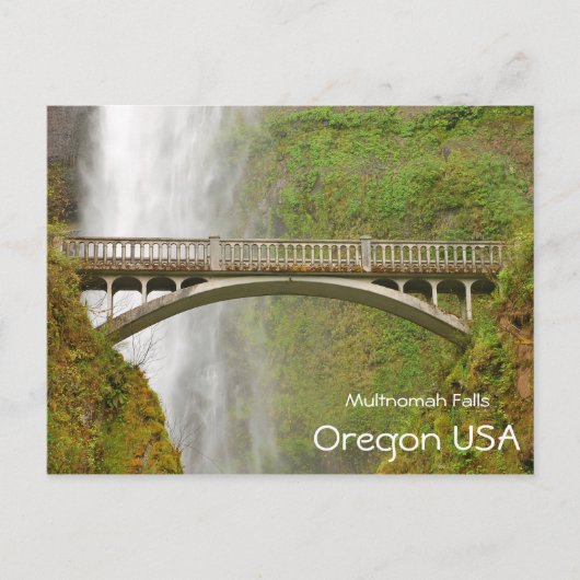 Multnomah Herfsten in Oregon Briefkaart (Voorkant)