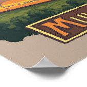 Multnomah-Herfsten & Lodge, Oregon Travel Poster (Hoek)