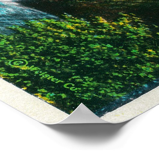 Multnomah-Herfsten op de Columbia River Poster (Hoek)