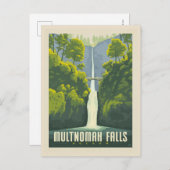 Multnomah-Herfsten | Oregon Briefkaart (Voorkant / Achterkant)