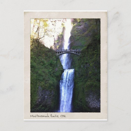 Multnomah-Herfsten, Oregon Briefkaart (Voorkant)