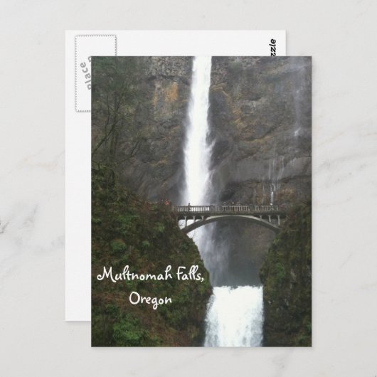 Multnomah-Herfsten, Oregon Briefkaart (Voorkant / Achterkant)