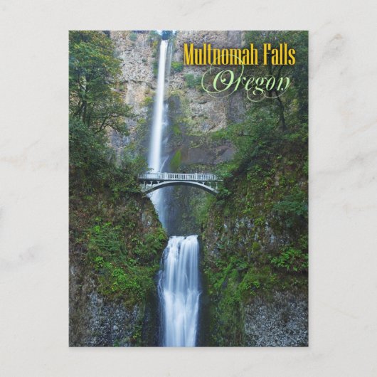 Multnomah-Herfsten, Oregon Briefkaart (Voorkant)