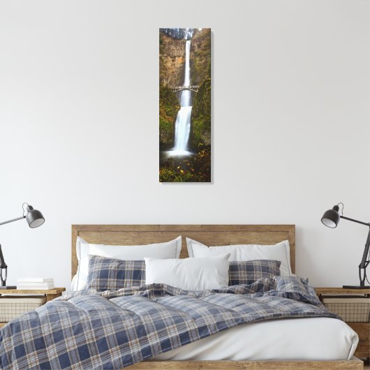 Multnomah Herfsten · Oregon Canvas Afdruk (Insitu (Slaapkamer))