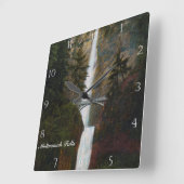 Multnomah Herfsten Oregon Custom Vierkante Klok (Hoek)