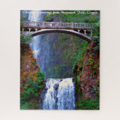 Multnomah Herfsten Oregon. kerstcadeautjes Legpuzzel (Verticaal)