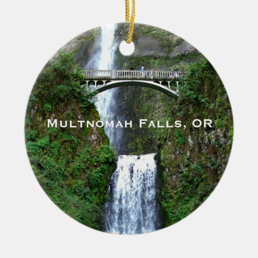 Multnomah-Herfsten, Oregon Landscape Ornament (Voorkant)