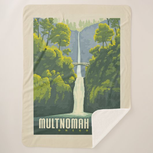 Multnomah-Herfsten | Oregon Sherpa Deken (Voorkant)
