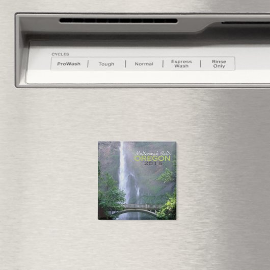 Multnomah Herfsten Oregon Souvenir Magnet Verander (Insitu (Vaatwasser))