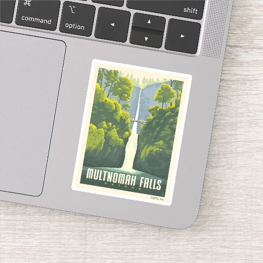 Multnomah-Herfsten | Oregon Sticker (Detail)